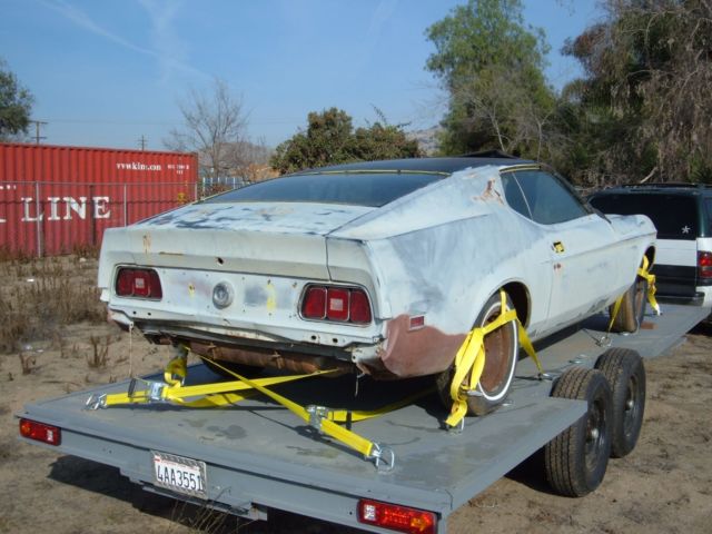 1972 Green Ford Mustang Fastback