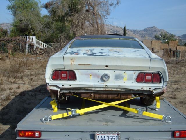 1972 Green Ford Mustang Fastback