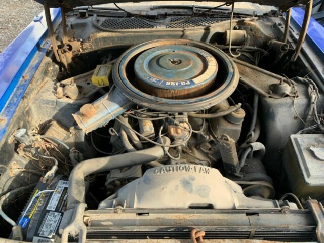 1972 Blue Ford Mustang Fastback