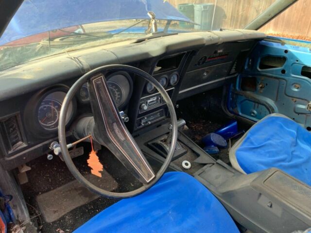 1972 Blue Ford Mustang Fastback