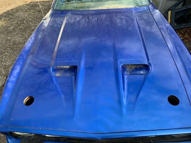 1972 Blue Ford Mustang Fastback