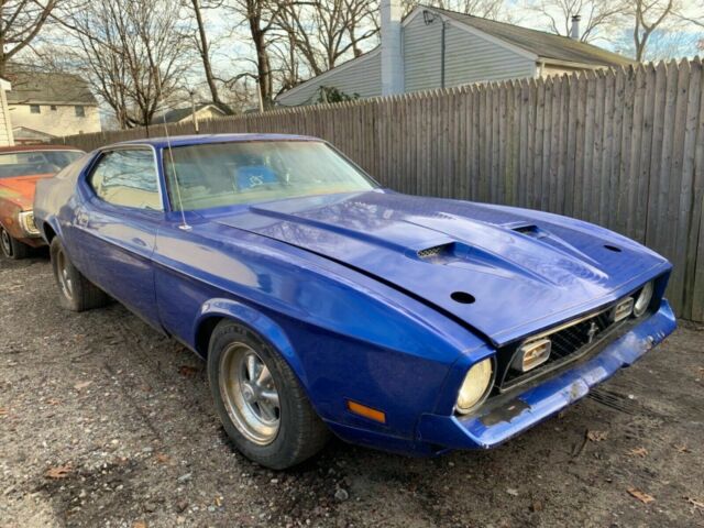 1972 Blue Ford Mustang Fastback