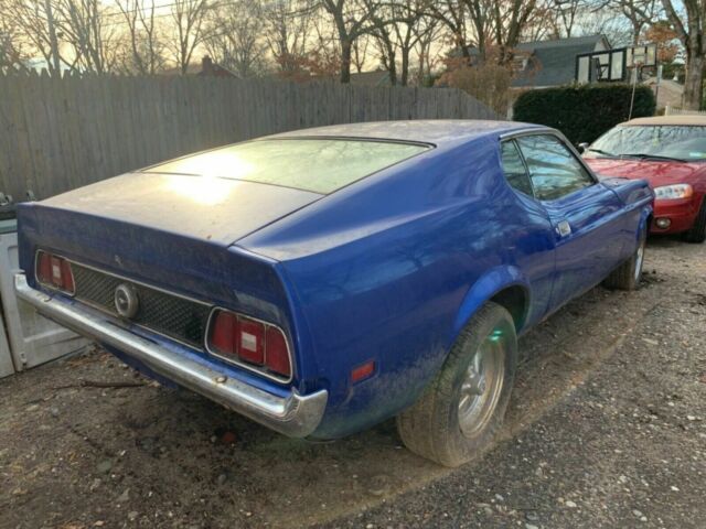 1972 Blue Ford Mustang Fastback