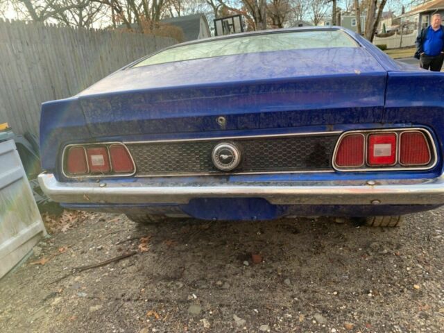 1972 Blue Ford Mustang Fastback