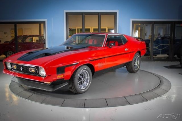 1972 Red Ford Mustang