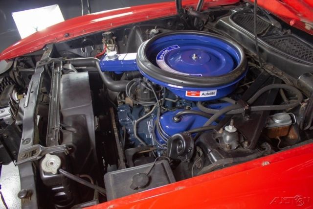 1972 Red Ford Mustang