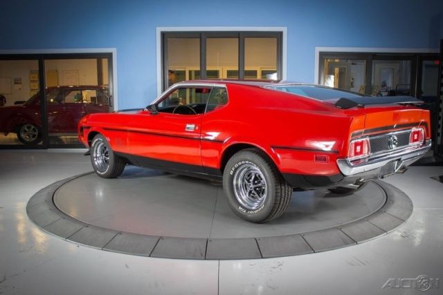 1972 Red Ford Mustang