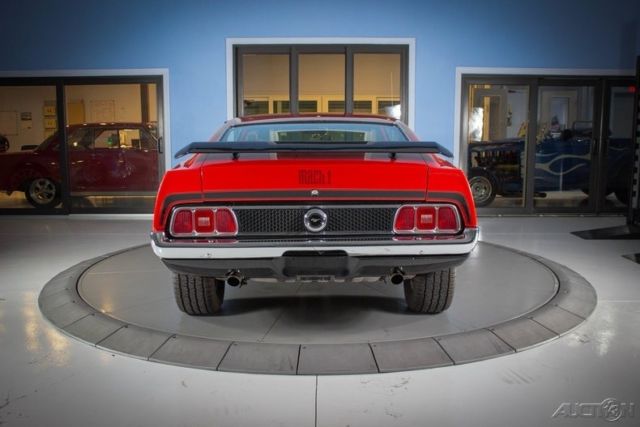 1972 Red Ford Mustang