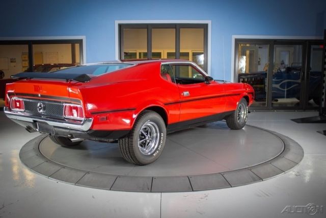 1972 Red Ford Mustang