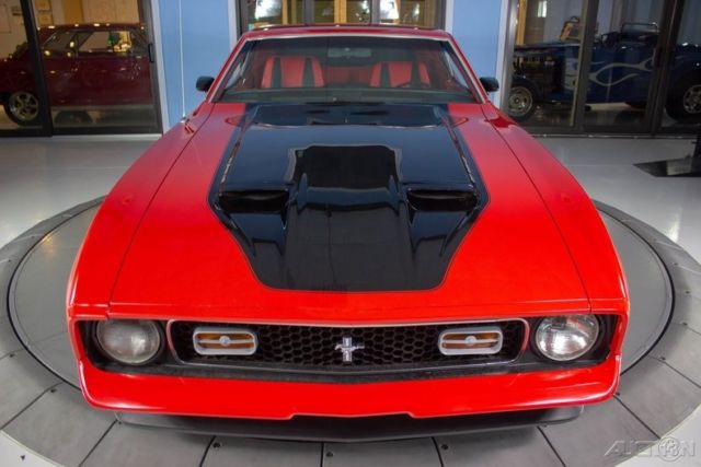1972 Red Ford Mustang