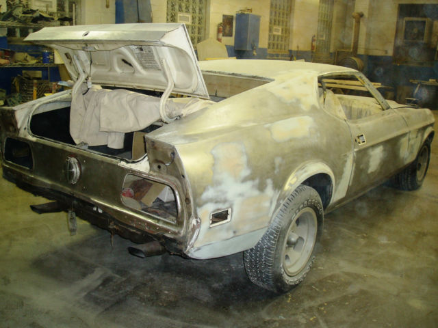 1972 Silver Ford Mustang Fastback