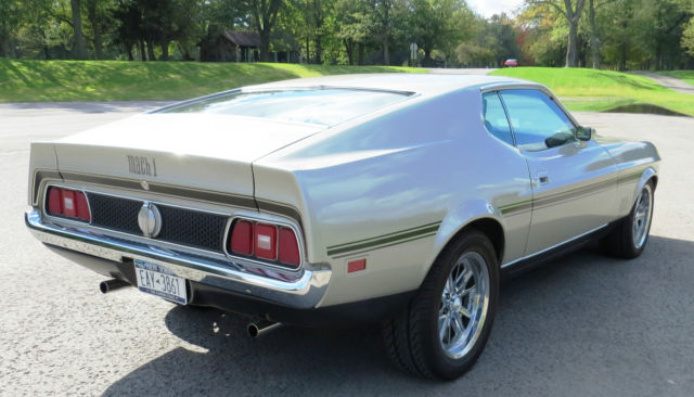 1972 Silver Ford Mustang Fastback