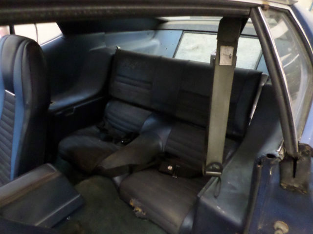 1972 Blue Ford Mustang Fastback