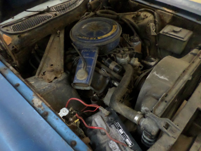 1972 Blue Ford Mustang Fastback