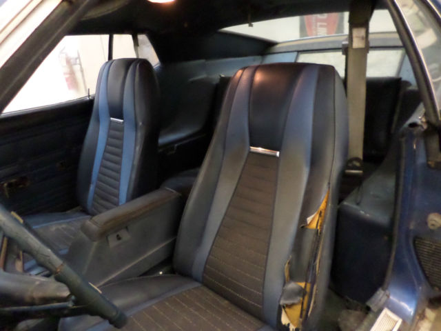 1972 Blue Ford Mustang Fastback