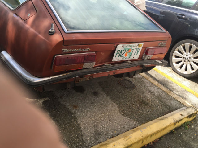 1972 Brown Maserati Other U/K