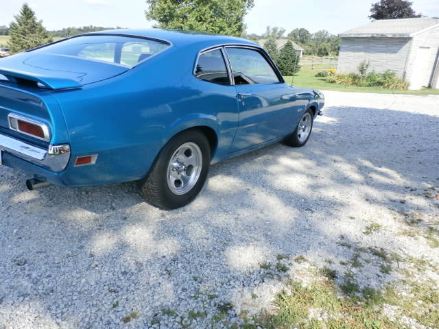 1972 Blue/green Ford Maverick Coupe