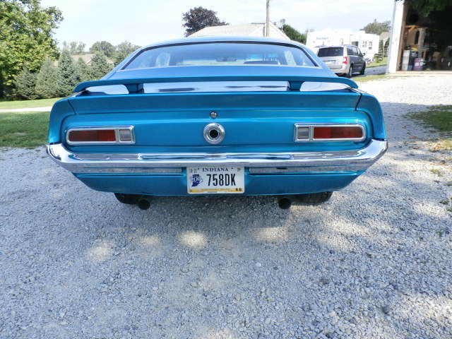 1972 Blue/green Ford Maverick Coupe