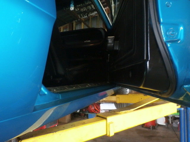 1972 Blue/green Ford Maverick Coupe