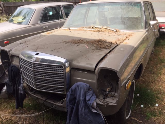 1972 Brown Mercedes-Benz 200-Series Sedan