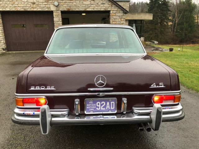 1972 Burgundy Mercedes-Benz 200-Series