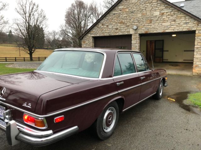 1972 Burgundy Mercedes-Benz 200-Series