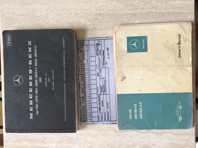 1972 Tobacco Brown (MB423) Mercedes-Benz 200-Series Sedan