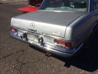 1972 Silver Mercedes-Benz 200-Series Sedan