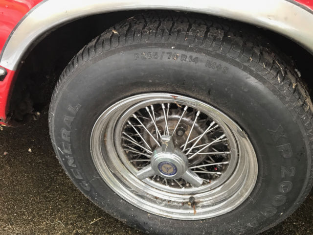 1972 Red Mercedes-Benz SL-Class Convertible