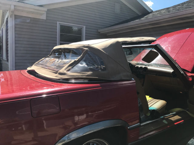 1972 Red Mercedes-Benz SL-Class Convertible