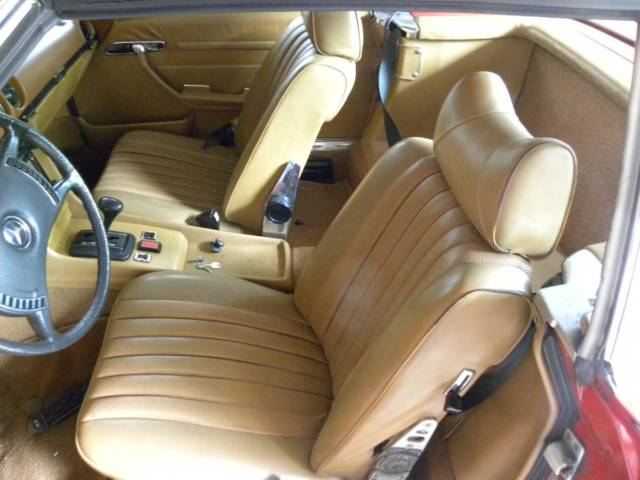 1972 Red Mercedes-Benz SL-Class Convertible