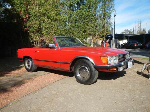 1972 Red Mercedes-Benz SL-Class