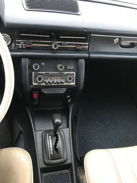 1972 Blue Mercedes-Benz 200-Series Sedan