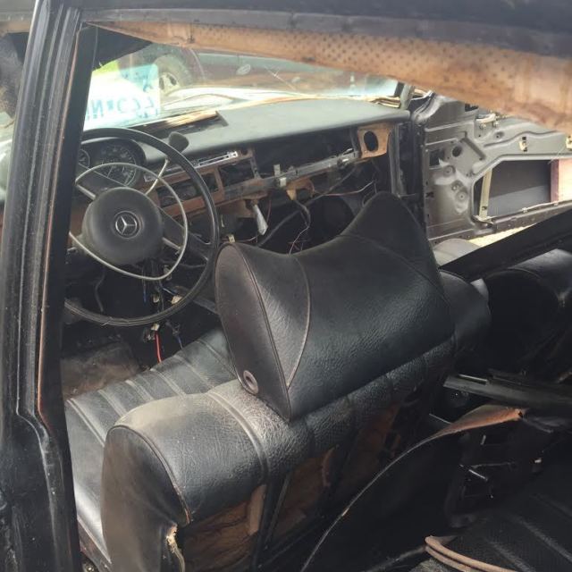 1972 Black Mercedes-Benz 200-Series