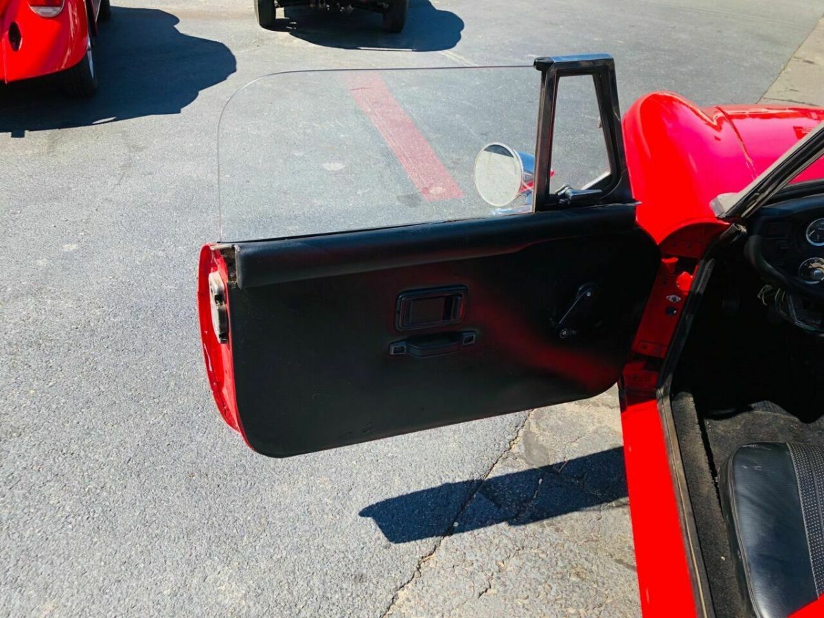 1972 Orange MG MGB Convertible