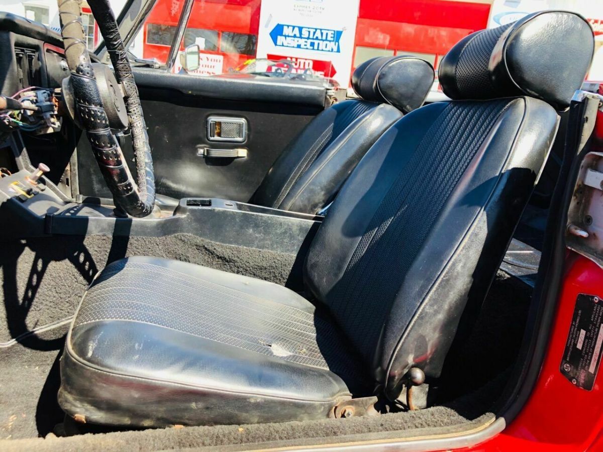 1972 Orange MG MGB Convertible