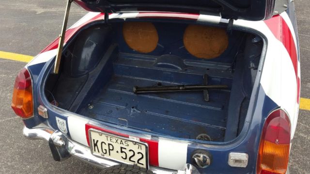 1972 Black MG MGB Convertible