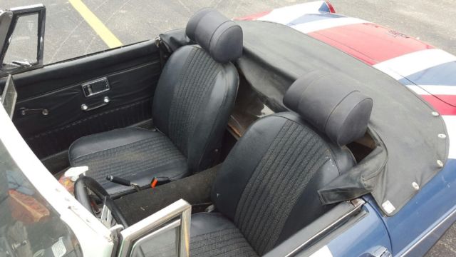 1972 Black MG MGB Convertible