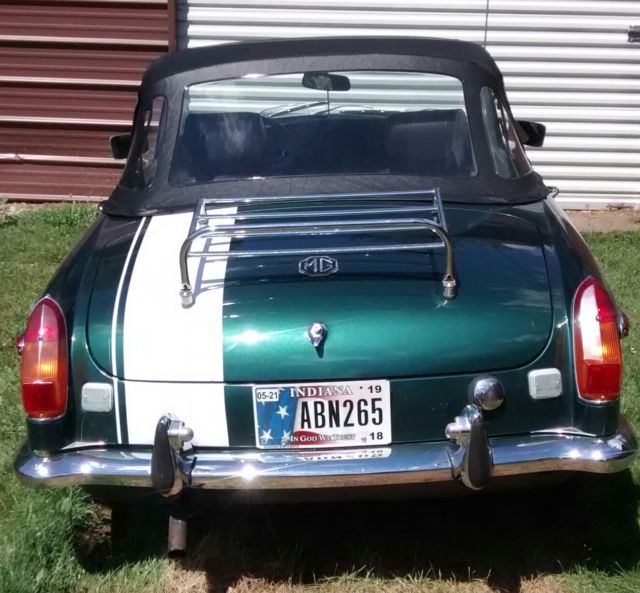 1972 Green MG MGB Convertible