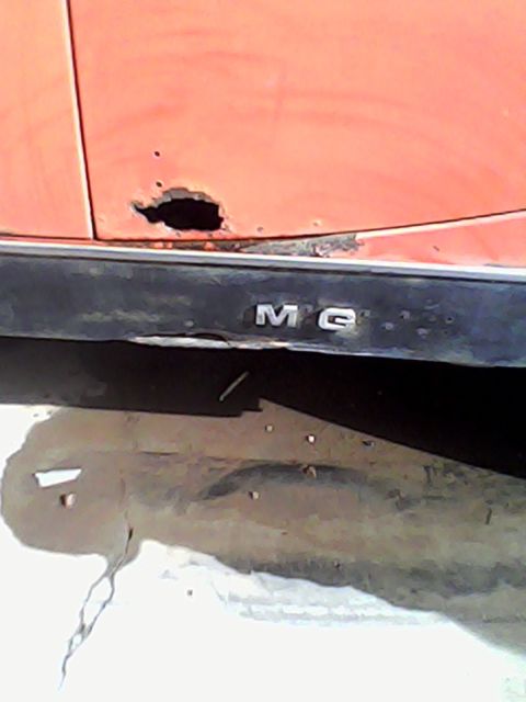 1972 Red MG Midget Convertible