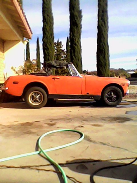 1972 Red MG Midget Convertible
