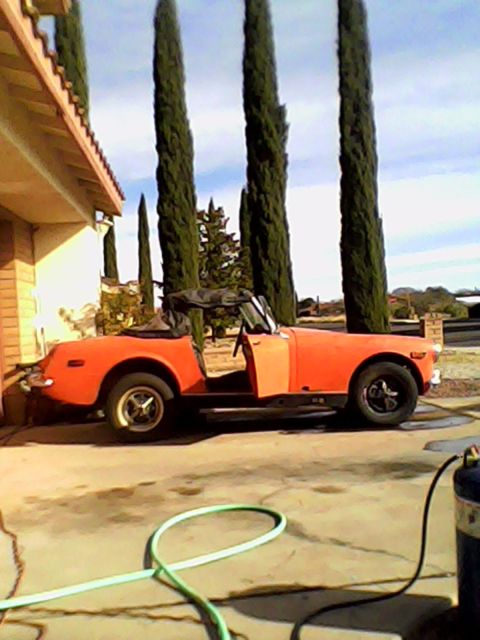 1972 Red MG Midget Convertible