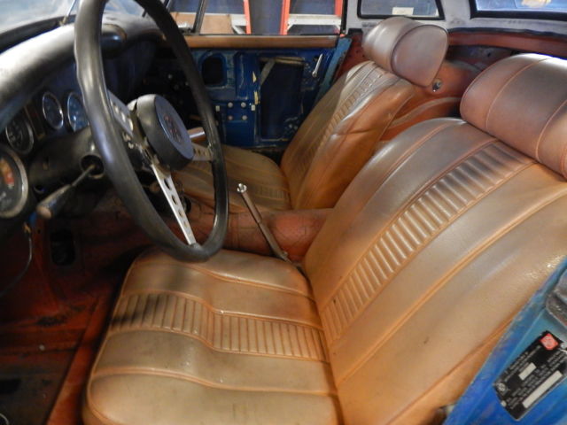 1972 Blue MG Midget Convertible