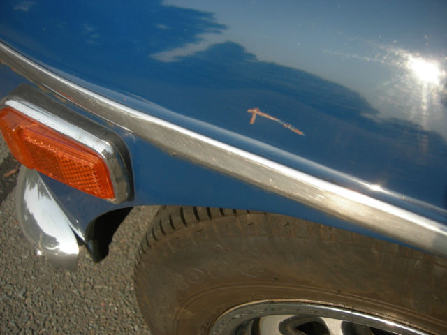 1972 Blue MG MGB Convertible