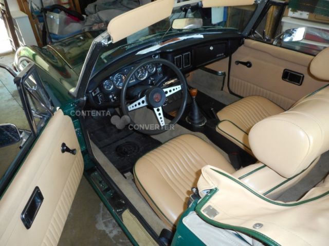 1972 British Racing Green MG MGB Convertible