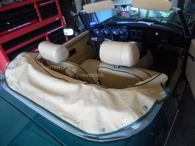 1972 British Racing Green MG MGB Convertible