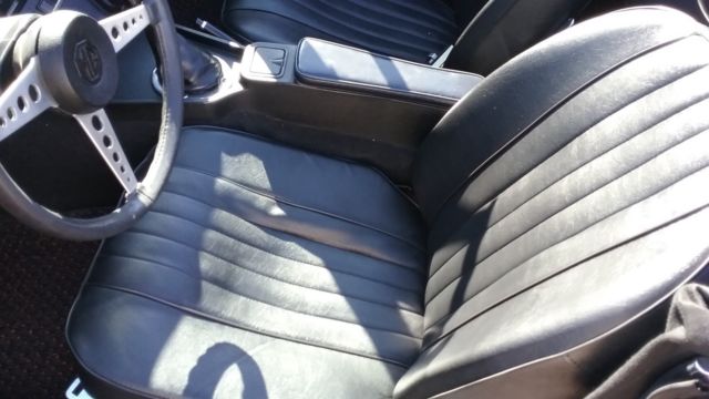 1972 Red MG MGB Convertible