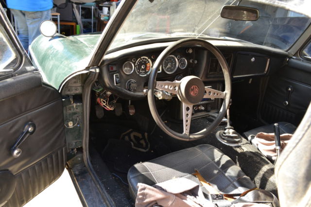 1972 Green MG MGB Convertible