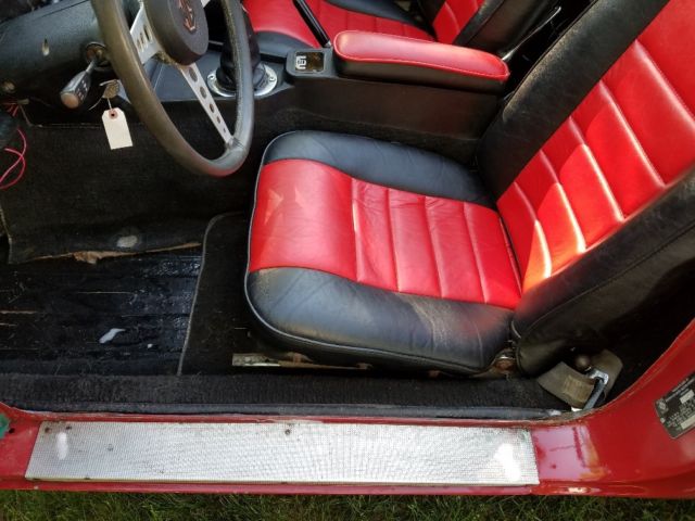 1972 Red MG MGB Convertible