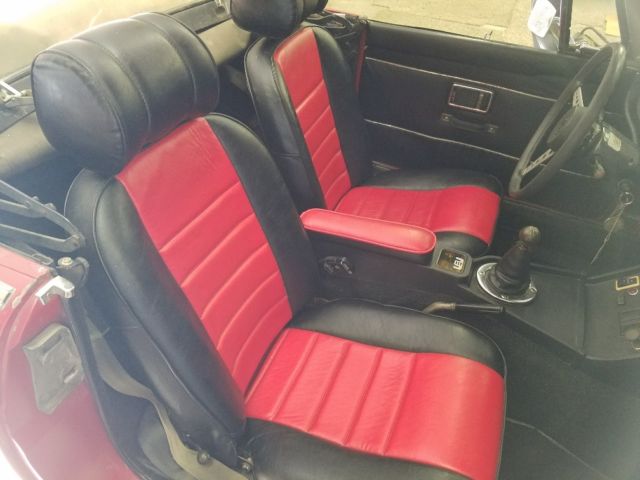 1972 Red MG MGB Convertible